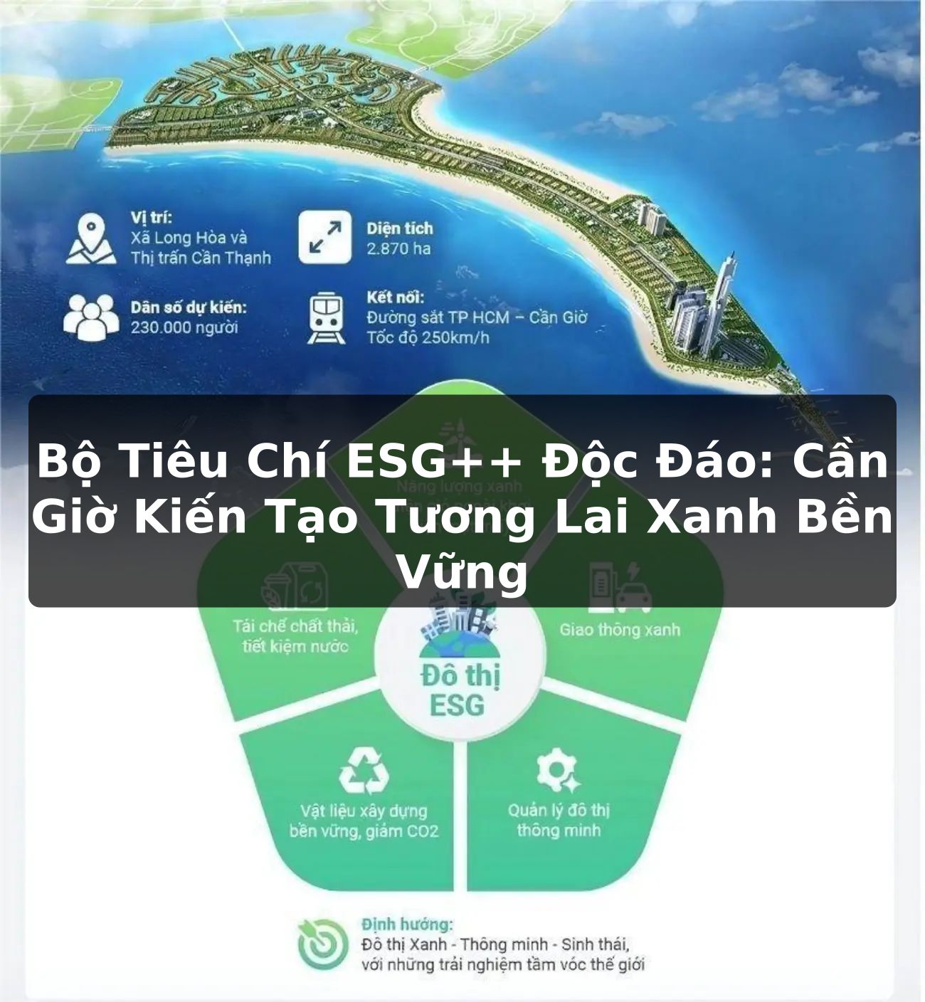 Bộ Tiêu Chí ESG++ Độc Đáo: Cần Giờ Kiến Tạo Tương Lai Xanh Bền Vững