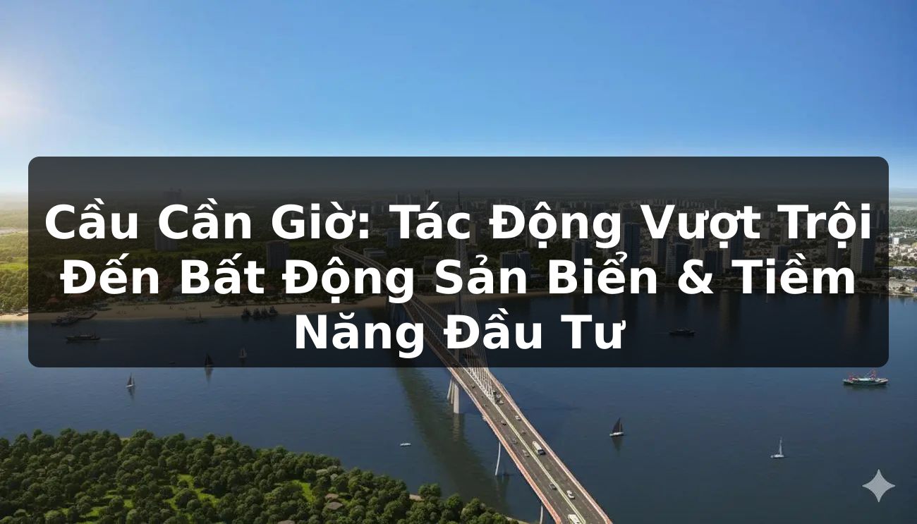 Cầu Cần Giờ: Tác Động Vượt Trội Đến Bất Động Sản Biển & Tiềm Năng Đầu Tư