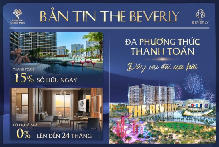 Giá Bán Căn Hộ The Beverly Mới Nhất 2024 - Diện Tích & Thiết Kế