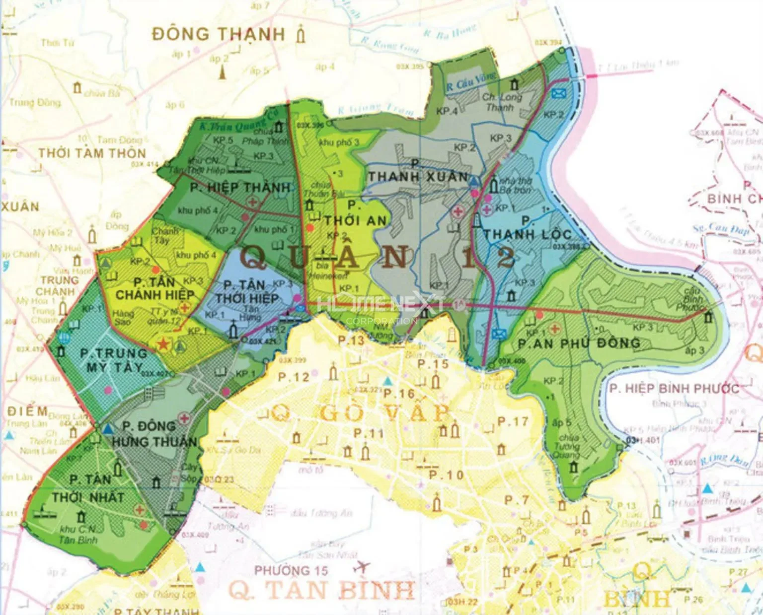 Phù hợp làm văn phòng, kinh doanh online - Nhà phố ngõ thông Quận 12