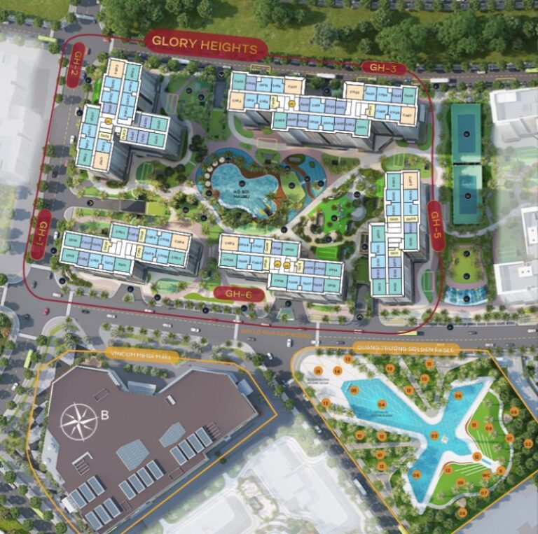 Shophouse Glory Heights: Không Gian Kinh Doanh & Sống Đa Năng