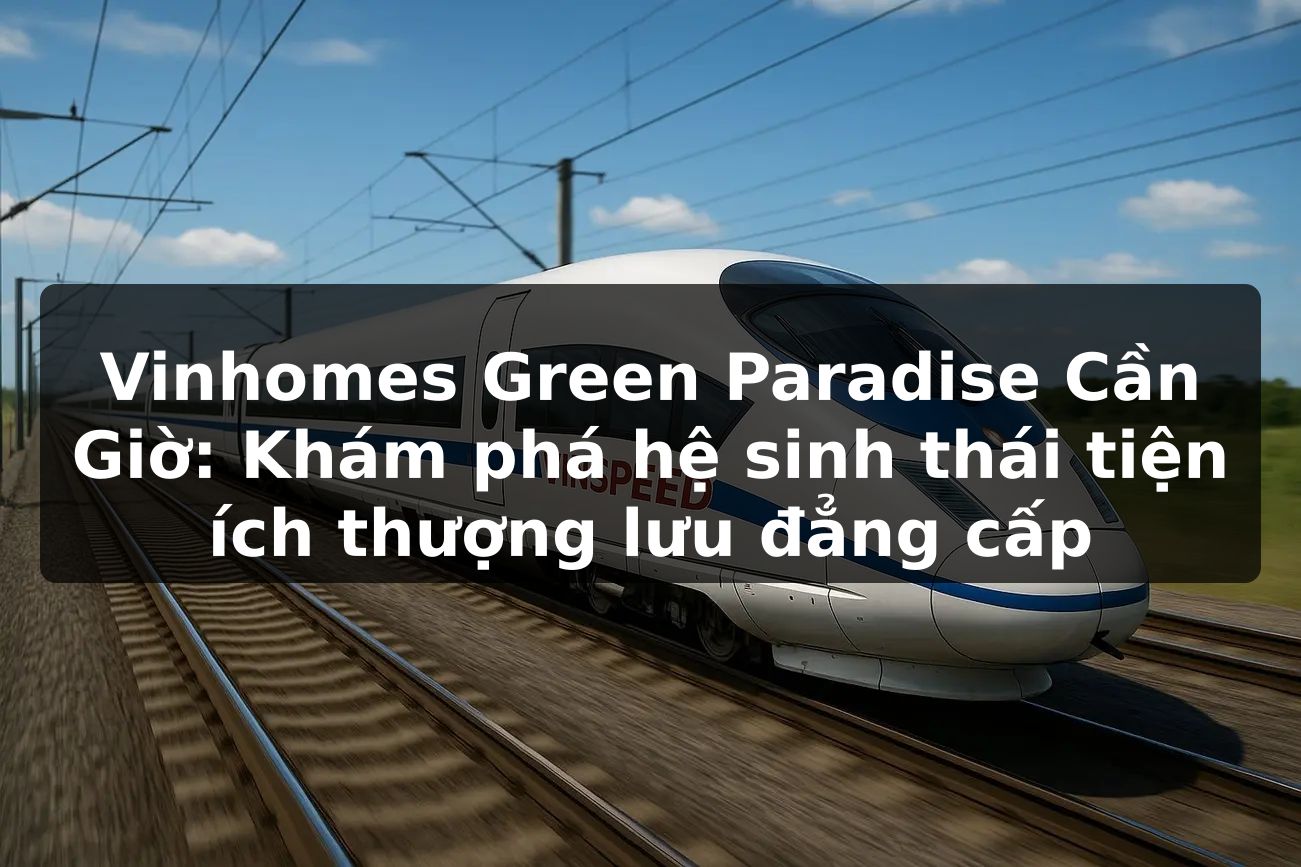 Vinhomes Green Paradise Cần Giờ: Khám phá hệ sinh thái tiện ích thượng lưu đẳng cấp